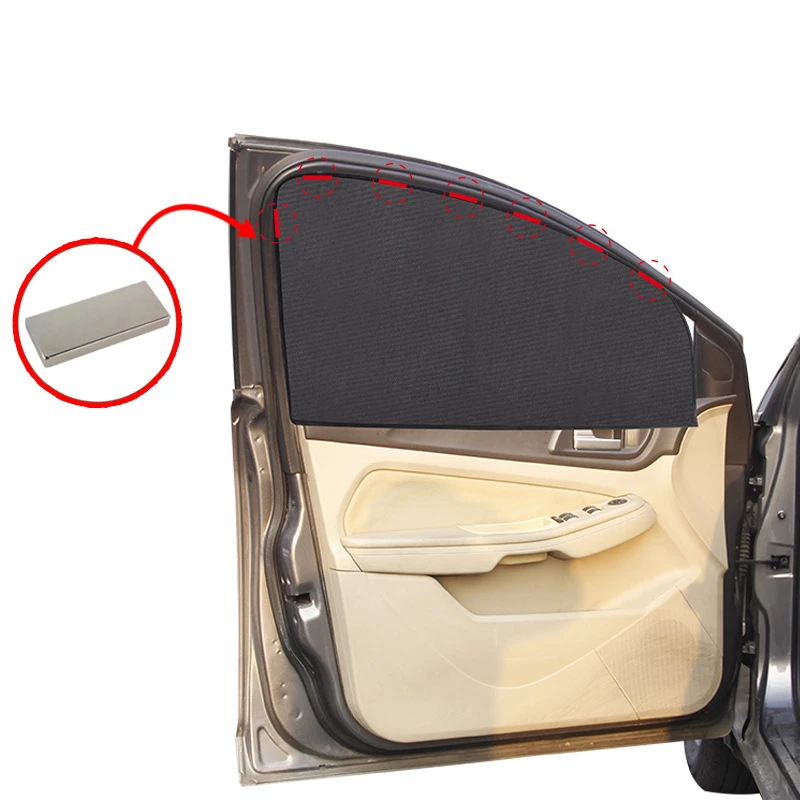 1pcs Avto Dodatki Magnetni Sonce Odtenek Auto UV Zaščito Zavese Strani Okna Dežnik Očesa sončnega Varstvo Okno Filmov