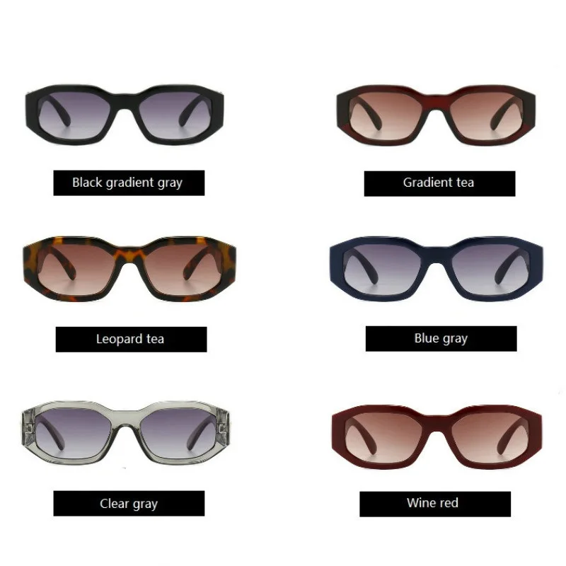 2021 Majhne Pare Punk sončna Očala, Ženske, Modno Osebnost Lrregular Ženske Moški Letnik Kvadratnih sončna Očala Goggle oculos