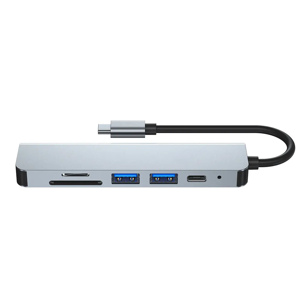 EASYA Strele 3 USB C Središče za HDMI je združljiv 4k Rj45 100M OTG Adapter Tip-C Dock s PD TF SD za Macbook Pro/Zrak M1 2020