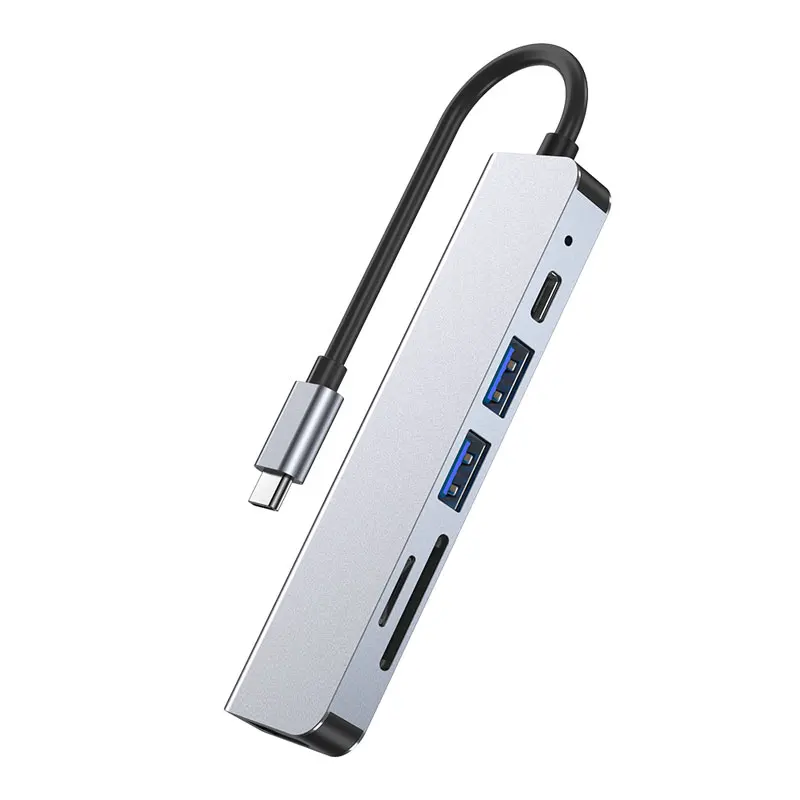 EASYA Strele 3 USB C Središče za HDMI je združljiv 4k Rj45 100M OTG Adapter Tip-C Dock s PD TF SD za Macbook Pro/Zrak M1 2020