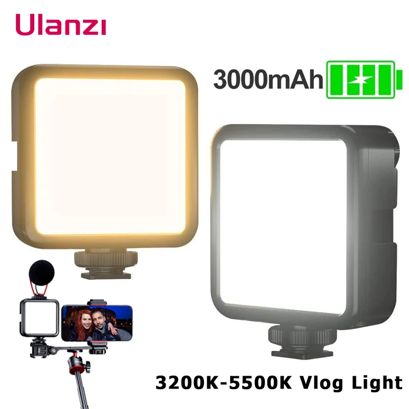 Ulanzi Vlog Fill Light VIJIM VL81 3200k-5600K 850LM 6,5 W Zatemniti Mini LED Video Luč Pametni SLR Fotoaparat Baterije v Živo