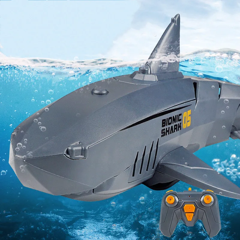 RC Podmornica Shark Nove 2,4 G Daljinsko upravljanje Električni Shark Polnilne Vode Otrok Električne Igrače in Darilni Daljinsko upravljanje Čolna