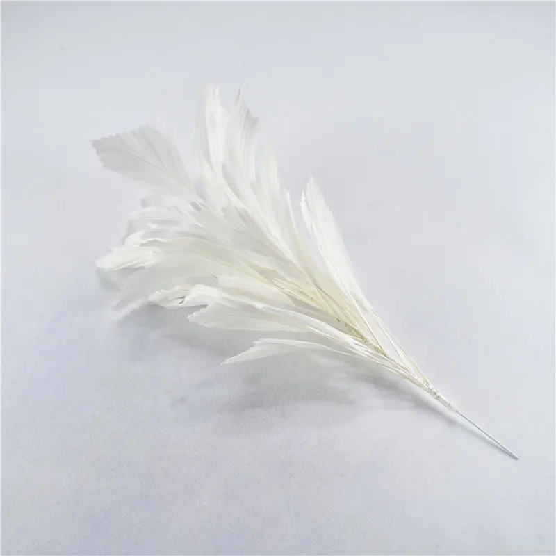 1pcs/veliko gosjim perjem obsegov poroko cvet broška headdress diy poročno dekoracijo needlework pluma perje za obrt 30 CM