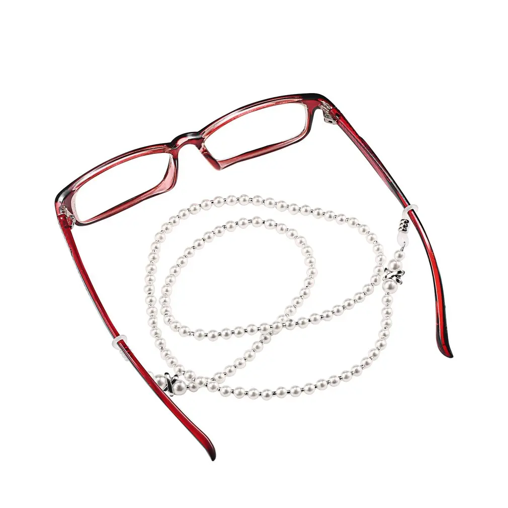 Ročno Akril Imitacije Pearl Eyewears Verige Zanke Stekla Beaded Eyeglass Kabel, Nosilec Traku Vrv Obravnavi Očala Verige