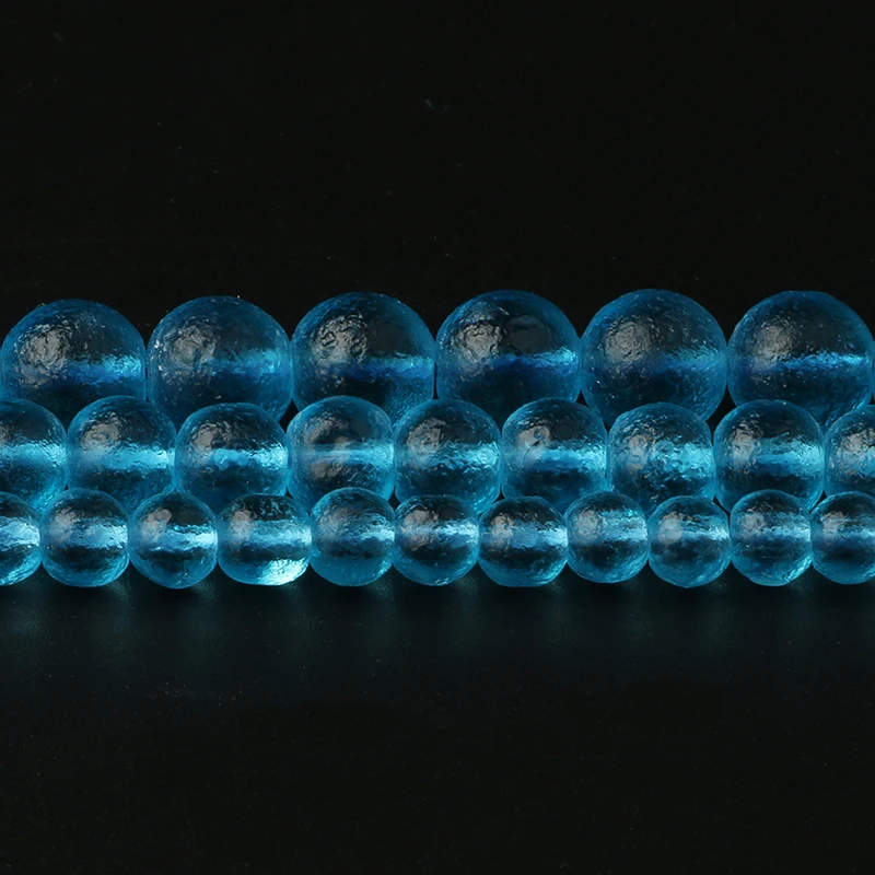 Mat Nebo Modre Energije Kristalno Biseri češke Meteorite Stekla Krog Kroglice za Nakit, Izdelava DIY Čar Zapestnice 15