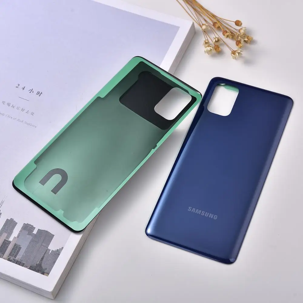 Samsung Galaxy M51 Baterijo Pokrov, Plastični Telefon Nazaj Stanovanj Primeru Zamenjave pribor Za M 51 Z logotipom