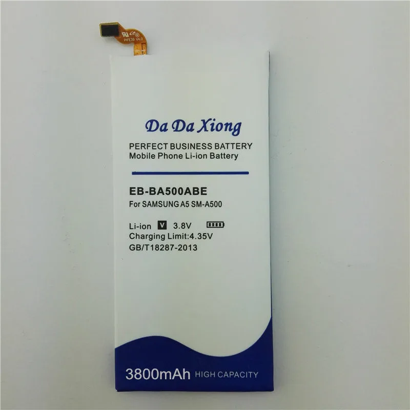 Brezplačna dostava 3800mAh EB-BA500ABE Baterija za Samsung Galaxy A5 A5000 A5009 SM-A500F A500FA500H A500K SM-A500FU SM-A500