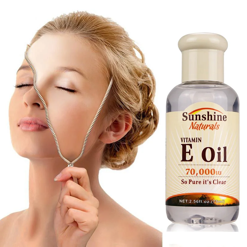 Novo Naravni Vitamin E Olje Hialuronske Kisline Tekočina Proti Gube Serum Za Obraz, Kreme za Beljenje Kože, Nego Anti-Aging Serum TSLM1