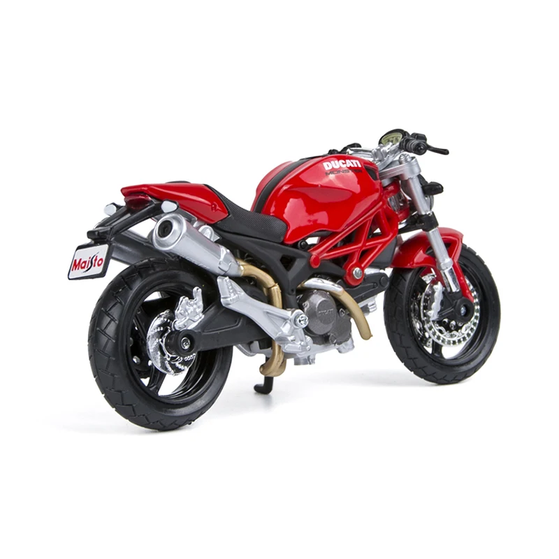 Maisto 1:18 Motocikel Modeli Ducati Monster 696 Rdeče Diecast Mini Moto Dirke Igrače Za Darilo Zbirka
