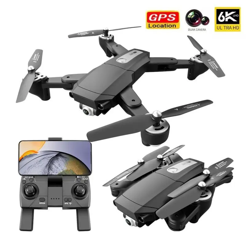 S604 Pro SG701/ SG701S RC GPS Brnenje Z 5G WiFi FPV 4K Dvojno HD Kamera Optični Tok Zložljive Mini Quadcopter Dron PK E520S SG907