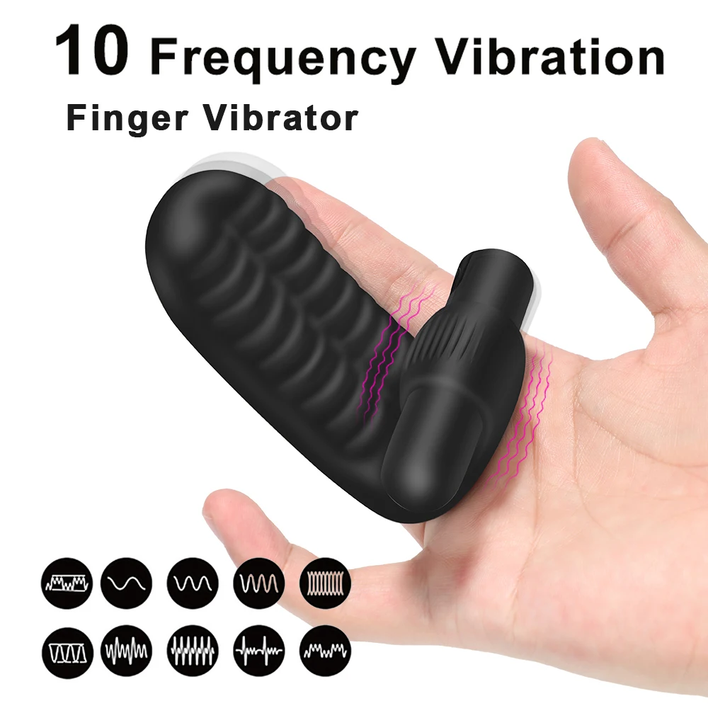 Prst Rokav Vibrator Za G Spot Orgazem Masaža Klitoris Spodbujanje Ženskega Masturbator Vibrator Lezbični Seks Igrače Za Ženske Odraslih Izdelka