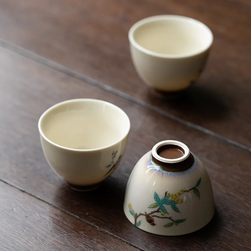 CHANSHOVA 100 ml Kitajski retro slogu Peči spremeniti teksturo Keramični čaj skodelica kave skodelice za čaj, set Kitajski porcelan H527