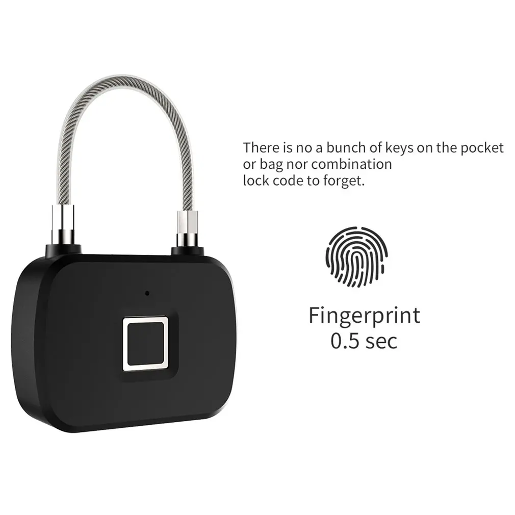 L13 smart prstnih zaklepanje vodoodporni digitalni zaklepanje potovalni kovček set off nahrbtnik polnjenje brez ključa hitro odkleni