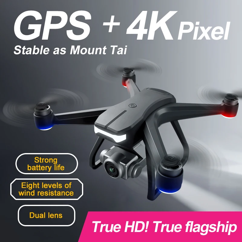 Novo F11 PRO GPS RC Brnenje 4K Dvojno HD Kamera Profesionalno WIFI FPV Zračne Fotografije Brushless Motor Quadcopter Dron Igrače