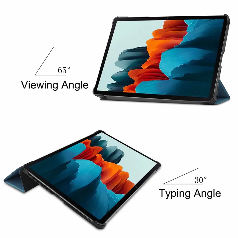 Za Samsung Galaxy Tab S7 Plus Primeru SM-T870 T875 T970 T975 Funda Magnetni Tablet Pokrovček za Samsung Tab S7 Plus S7 Primeru Zajema