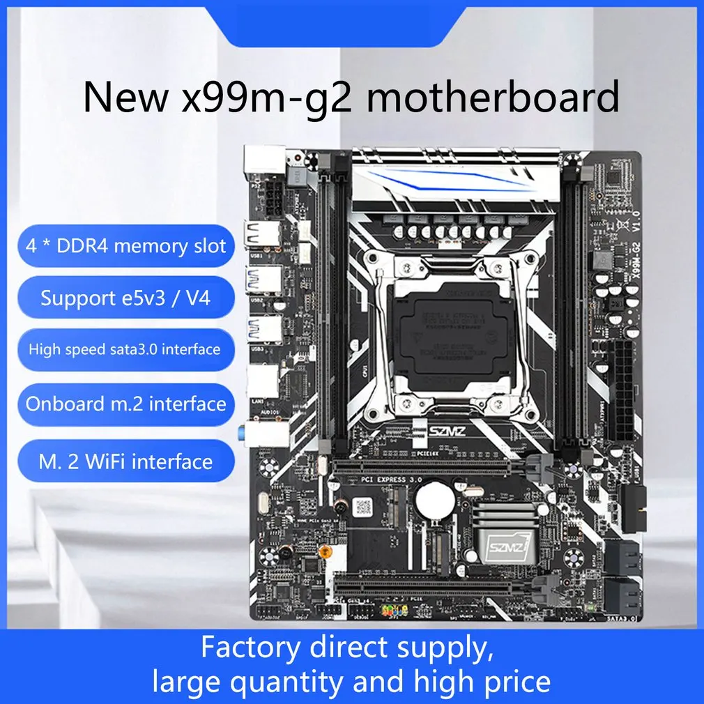 X99M-G2 matični plošči Nastavite Z E5 2620V3 Procesor Podporo PCIE 16X USB 3.0 SATA In Pomnilnik DDR4
