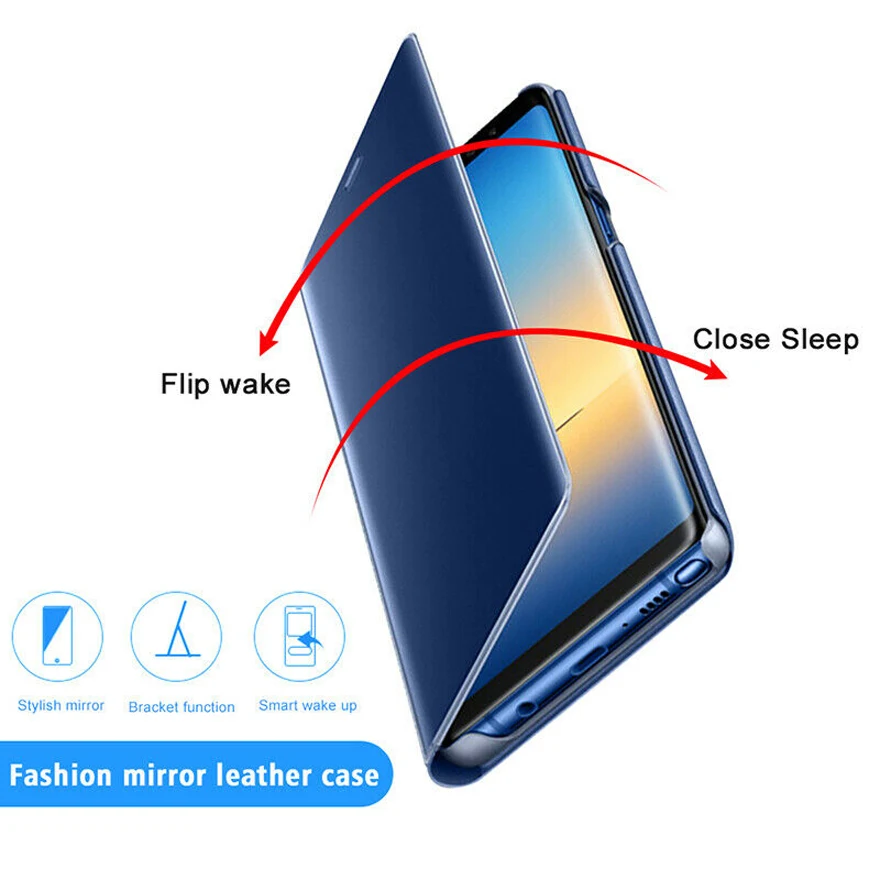 Zrcalni Prikaz Smart Flip Primeru Za Sony Xperia 1 II Luksuzni original Magnetni fundas na Xperia1 1-II I I Nazaj 360 Usnje Telefon Kritje