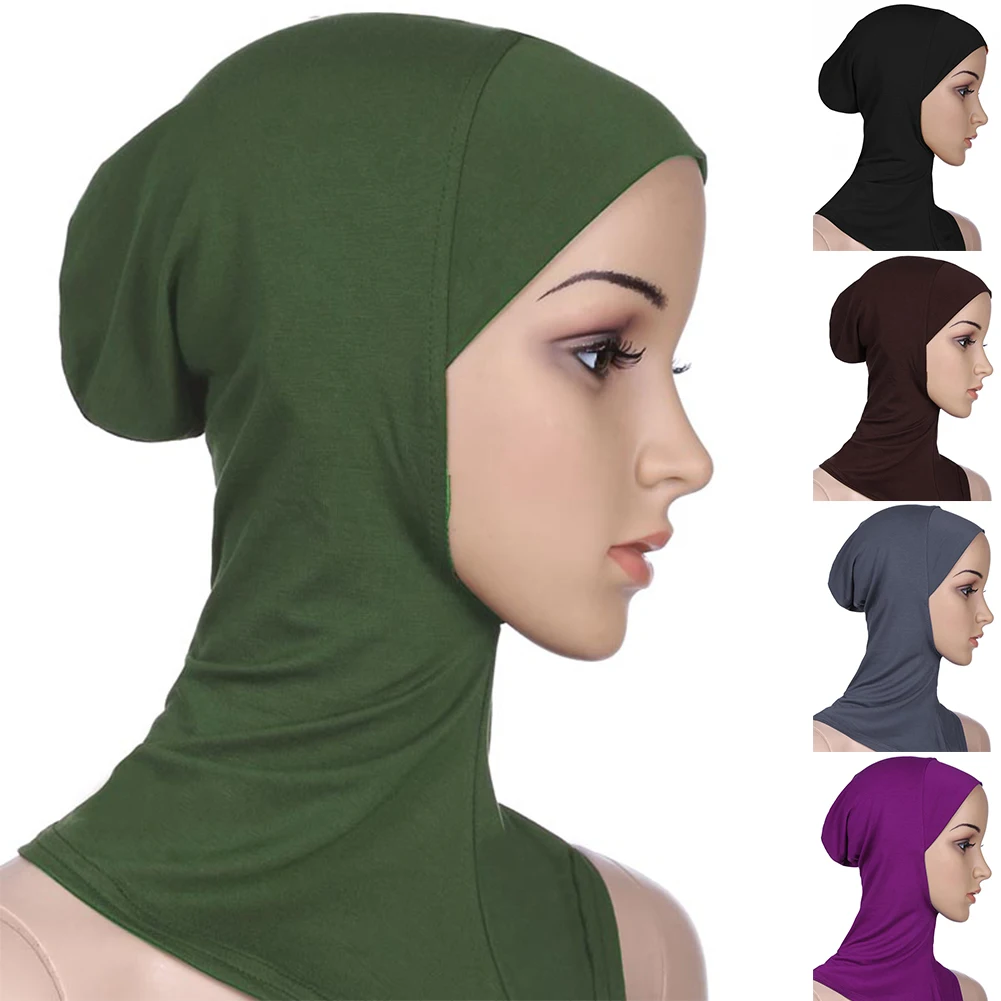 Muslimanske Ženske Hidžab Vodja Obloge Šal Islamske Headscarf turški Islam Turban Ruta Ženske Foulard Hidžab barva