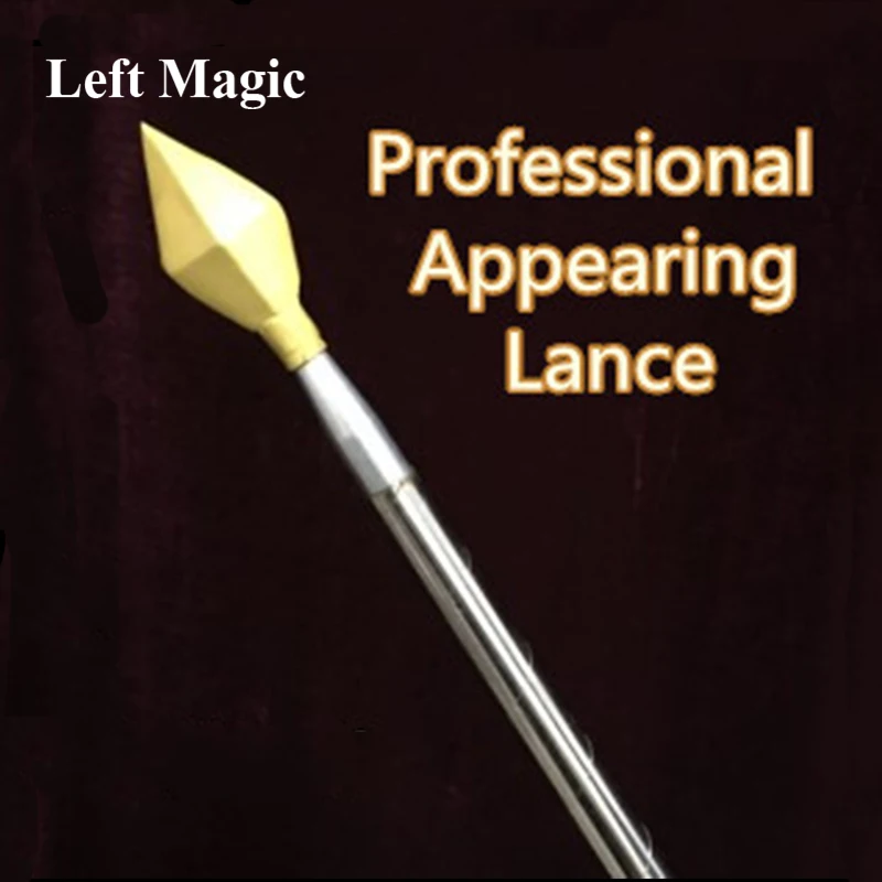 Strokovno se Pojavljajo Lance - Metal (Srebrno,za 1,6 m dolga) čarovniških Trikov Čarovnik Faza Prevara Rekviziti Zabavno Svile Magica Palico