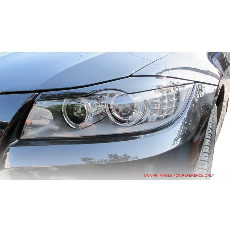 Črna Smerniki Pokrov Obrvi Smerniki Veke Dekoracijo za BMW E90 Serije 3 320I 330I 335I 2005 - 2012