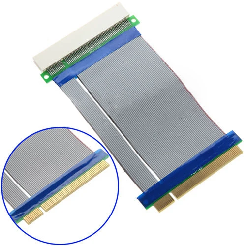 2pcs 32 Bitov Prilagodljiv Riser PCI Režo Podaljšek Kabel Adapter Pretvornik Razširitev