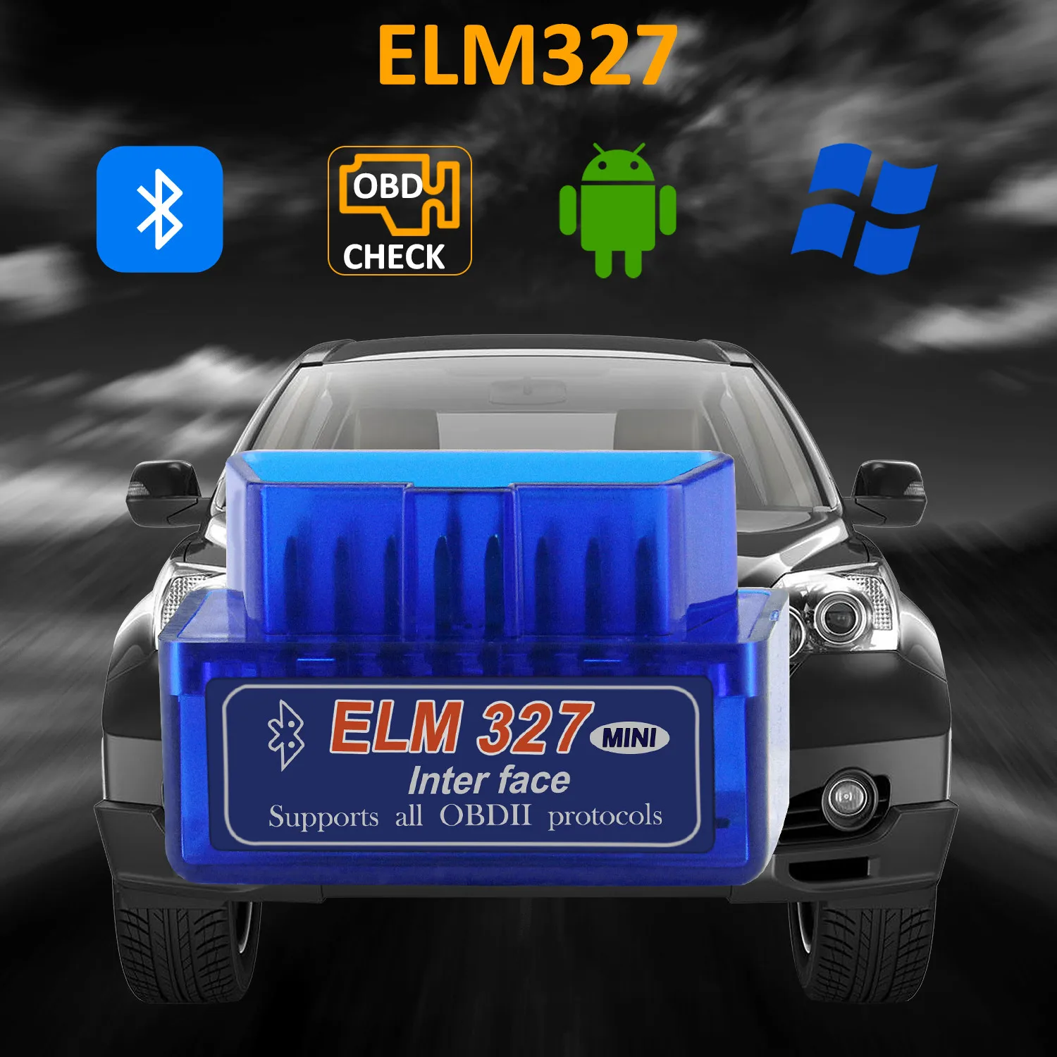 Mini ELM327 Bluetooth 4.0 V1.5 OBD2 Optičnega E341 Za Android in Iphone&PC Avto Kodo Skener OBD2 Bluetooth4.0 Tok 1.5