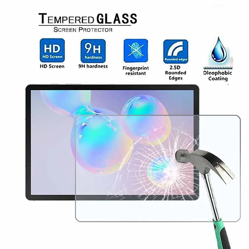 2 KOS Za Samsung Galaxy Tab S6 T865-9H Premium Tablet, Kaljeno Steklo Screen Protector Film Zaščitnik Straže Kritje