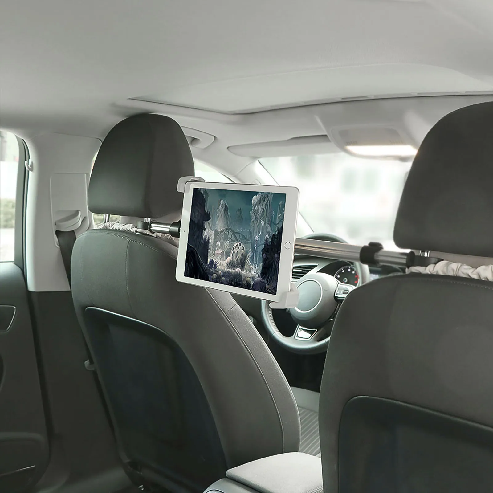 360-Stopinjski Zasuk Avto, Mobilni Telefon, Držalo za armaturno ploščo z Vztrajanjem Univerzalno Stojalo nosilec Vesa za 7-10.5 palčni Telefon Tablete za iPad