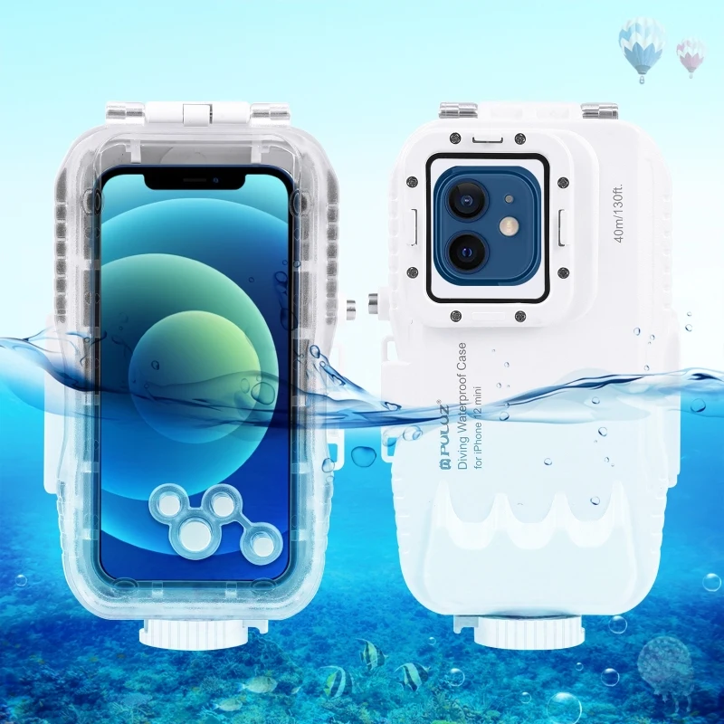 45m/ 147ft Nepremočljiva Potapljanje Stanovanj Foto Video Ob Podvodni Kritje velja za iPhone/ Galaxy/ Huawei z OTG Funkcija