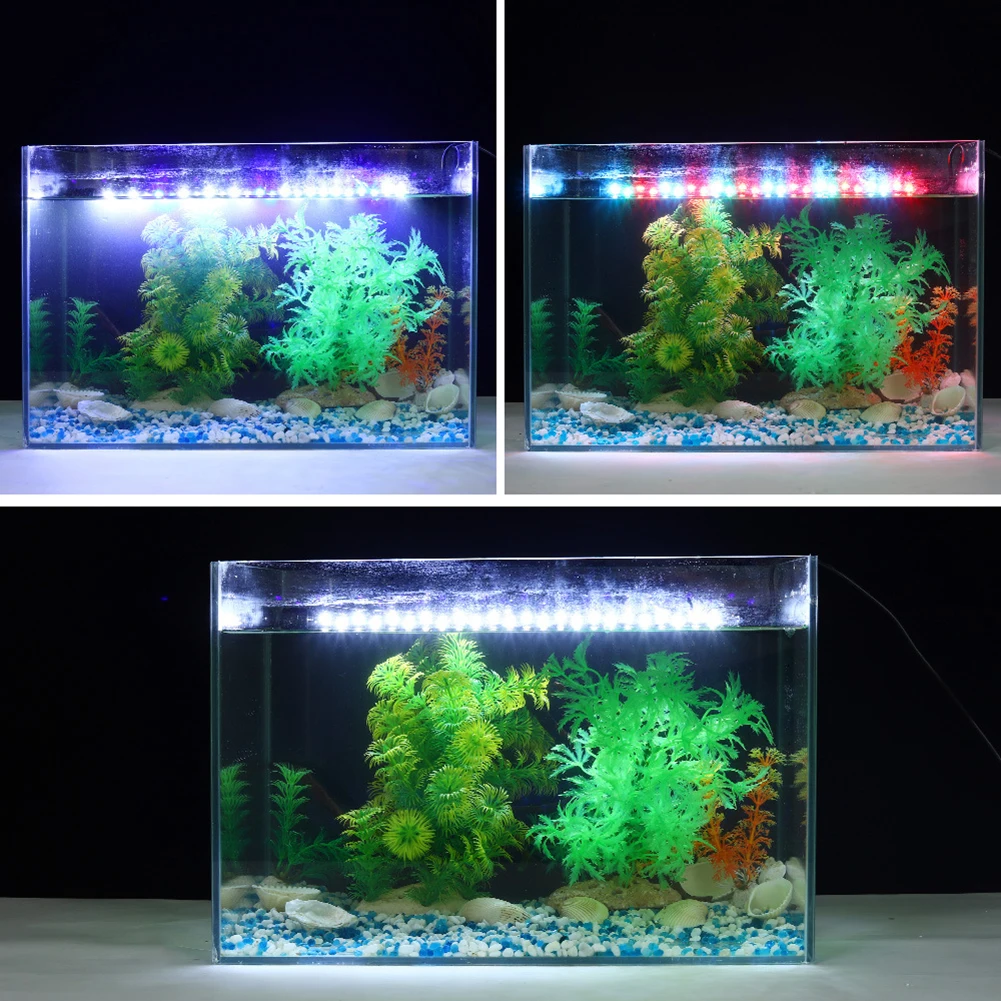 Akvarij Podvodnih Luči Fish Tank Podvodno Osvetlitev Nepremočljiva Visoko Svetlost LED Osvetlitev Okolice Akvarij Lučka