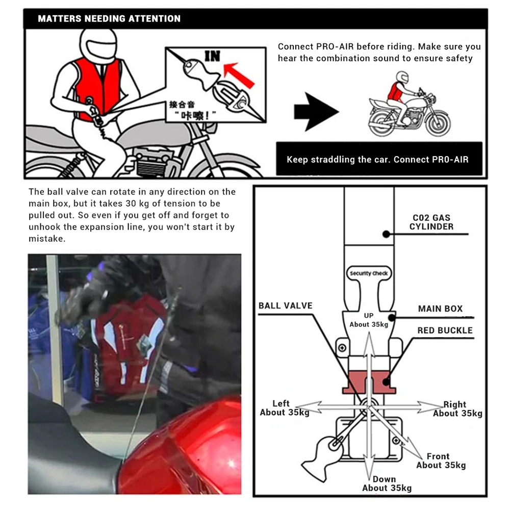 Vroče Motoristična Jakna rešilni Jopič Motocikel Air Bag Telovnik Moto Air-bag Telovnik Motokros Dirke, Vožnja, zračna Blazina S CE Zaščitnik