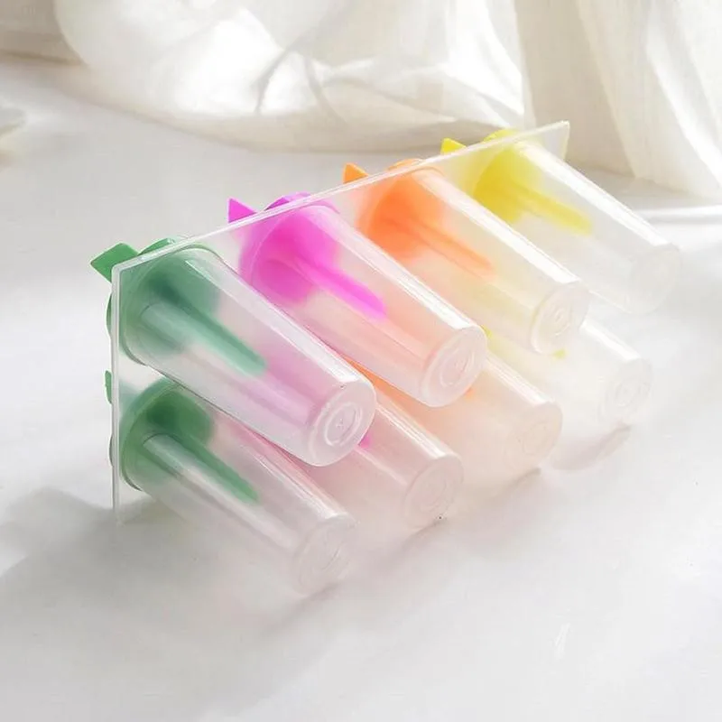 8 Celic Plastičnih Candy Barve Ledu Plesni Domov Diy Zamrznjene Maker Nalepke Led Nalepke Plesni Sok Popsicle Štapiću Zamrzovalnik Plesni Cretive