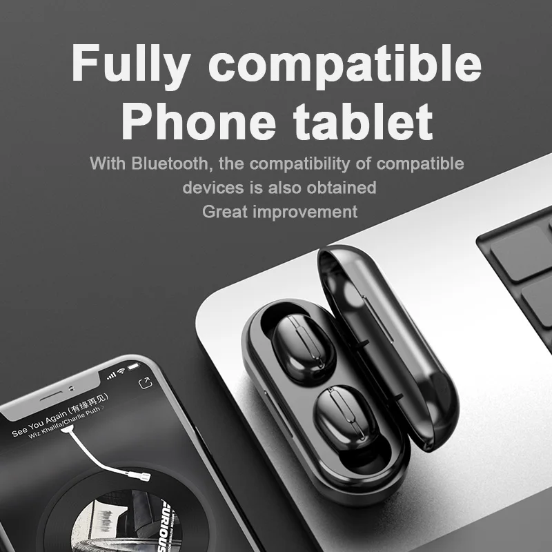 L13 Mini TWS Brezžične Bluetooth Slušalke Nepremočljiva Šport Čepkov Poslovnih Slušalke Glasbo, Slušalke Za Iphone Xiaomi Huawei