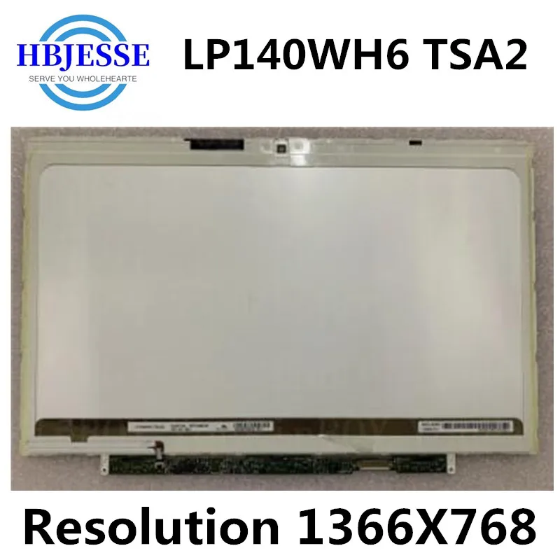 14.0 palčni Prenosnik LCD Zaslon LP140WH6 TSA2 TSA3 LP140WH6-TSA2 LP140WH6-TSA3 LED Zaslon matrika HD 1366 X 768 Za Fujitsu U772