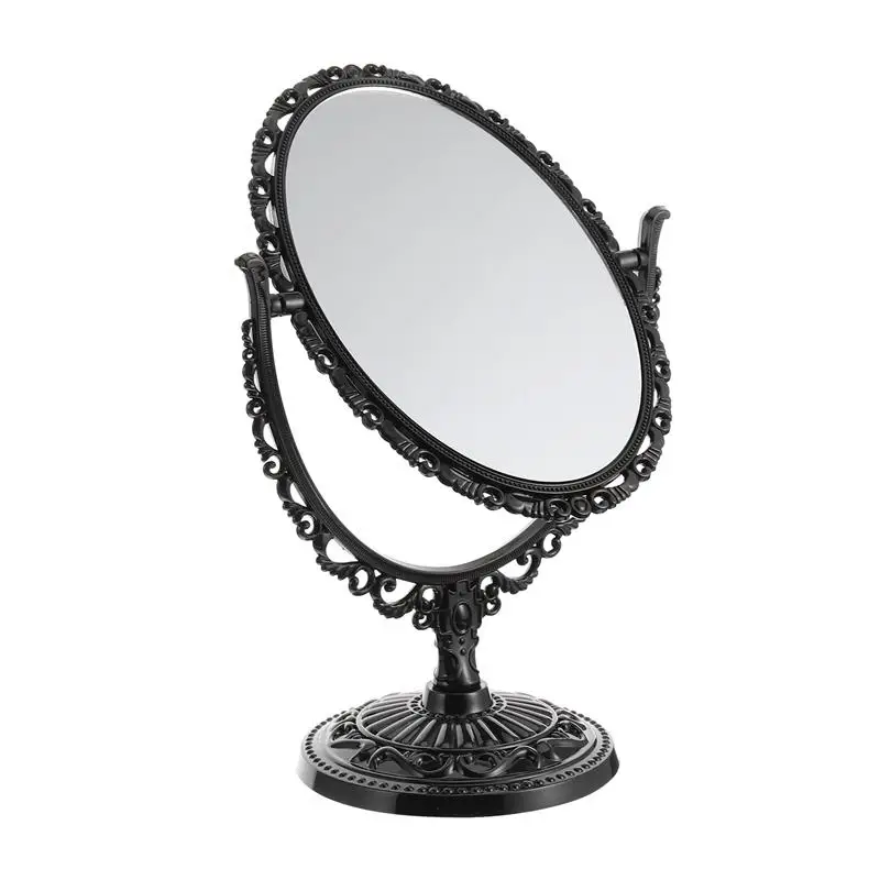 Dvojni Stranski Ličila Ogledalo Veliko Namizje Ogledalo Kozmetično Ogledalo Letnik Ogledala Retro Oblači Ličila Ogledalo Namizje Ogledala