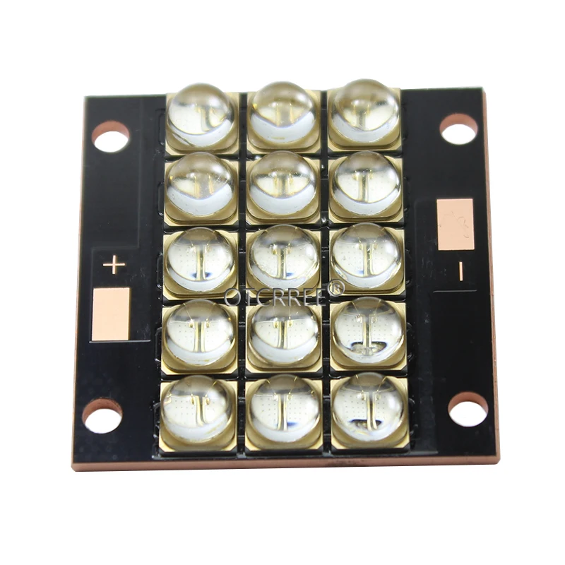 UV LED zdravljenju modul 150 w high power LED UV vijolične 6565 365 370nm 380 do 385nm 395 do 400nm 400 405nm 35*35-mm ploščo