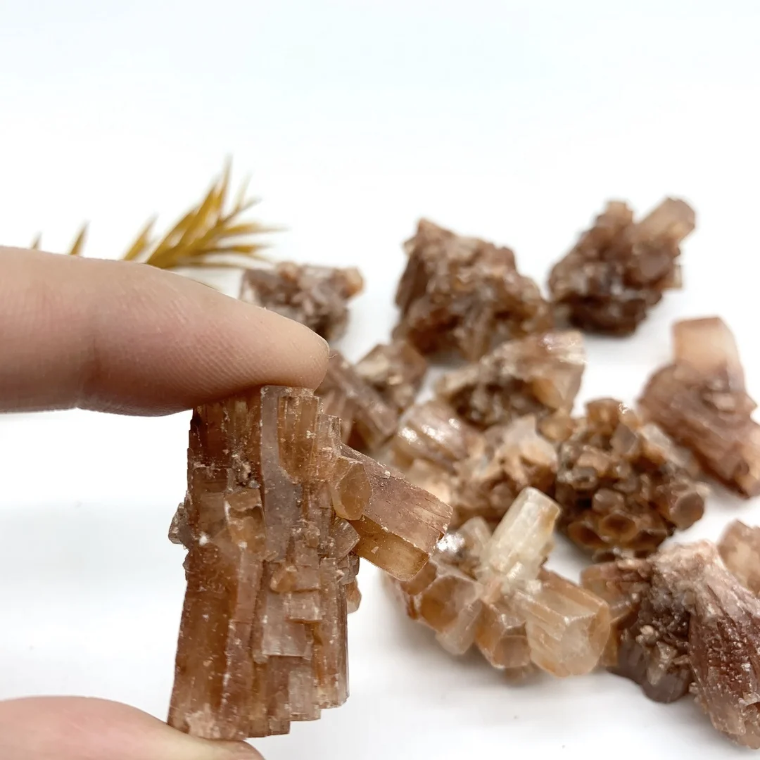 1pc Naravni Pomarančni Aragonit Quartz Redkih Crystal Grozdov Oblika Grobega Kamna, Tromboksani Vzorcu Zdravilnih Mineralov