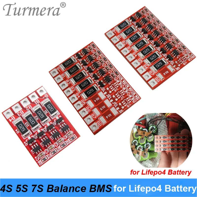 4S 12.8 V 5S 16V 7S 22.4V3.2V LiFePo4 Baterije Bilance BMS za 18650 32700 Litij-železo fosfat Baterija Polnjenje Zaščita BMS