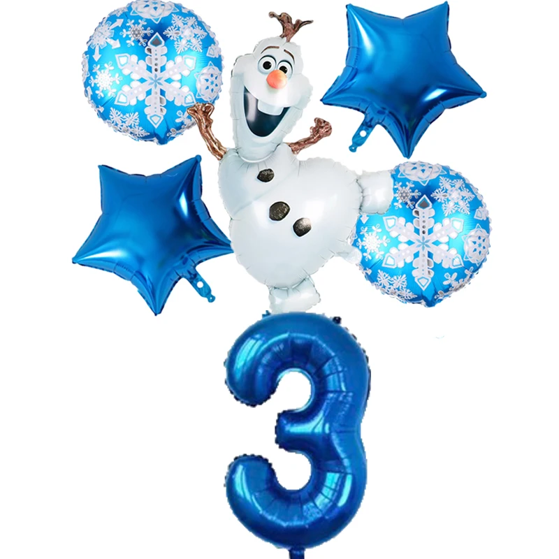 Elsa olaf Disney Zamrznjene princesa balone helija, 32inch število Baby tuš dekle folijo globos rojstni okraski otroci igrače