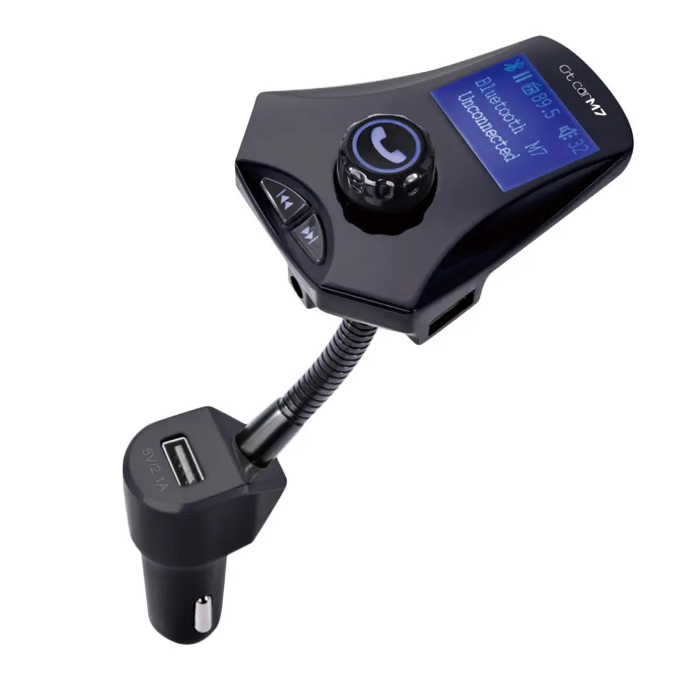 M7 Avto Brezžični Prostoročno, Predvajalnik Glasbe MP3 Podporo, U Disk/TF Kartice FM Modem Kit Dual Polnilnik USB AUX Povezave