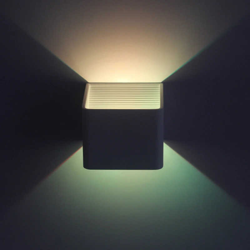 Sodobna 5W Pisane Led Stenska Luč RGB LED Učinek Stenske Svetilke KTV Karaoke Bar doma Dekoracijo Wandlamp z daljinskim upravljalnikom