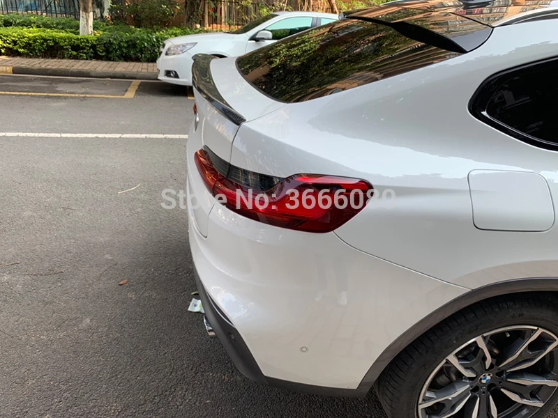 Avtomobilska dodatna Oprema Za BMW G02 X4 2019 Visoko Kakovostnih Ogljikovih Vlaken Zadnji Strešni Spojler Rep Trunk Krilo Dekoracijo