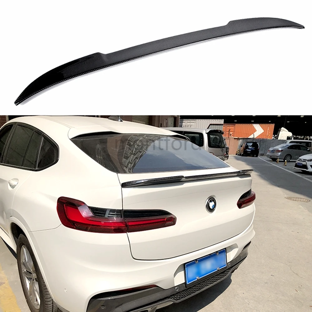 Avtomobilska dodatna Oprema Za BMW G02 X4 2019 Visoko Kakovostnih Ogljikovih Vlaken Zadnji Strešni Spojler Rep Trunk Krilo Dekoracijo