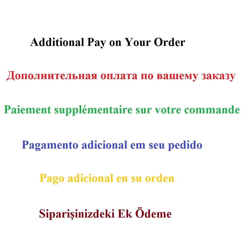 NINGMI Dodatno Pristojbino Za pošiljanje ali Dodatno Plačati na Vaše Naročilo Prilagojenimi Izdelka