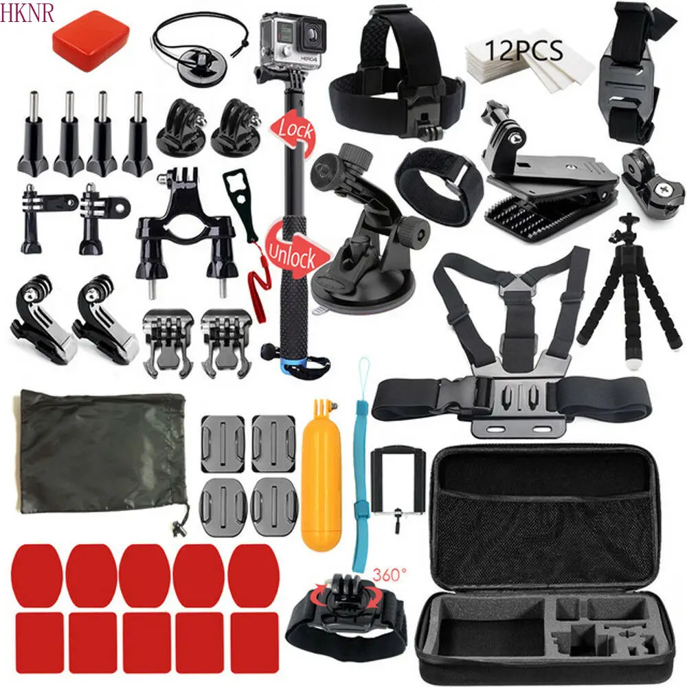 Akcijske Kamere Pribor Komplet za GoPro HERO 8 Black Nov Model za GoPro Hero 8 7 6 5 4 3+SJCAM/Xiaomi Yi EkEN H9R Mount Kit
