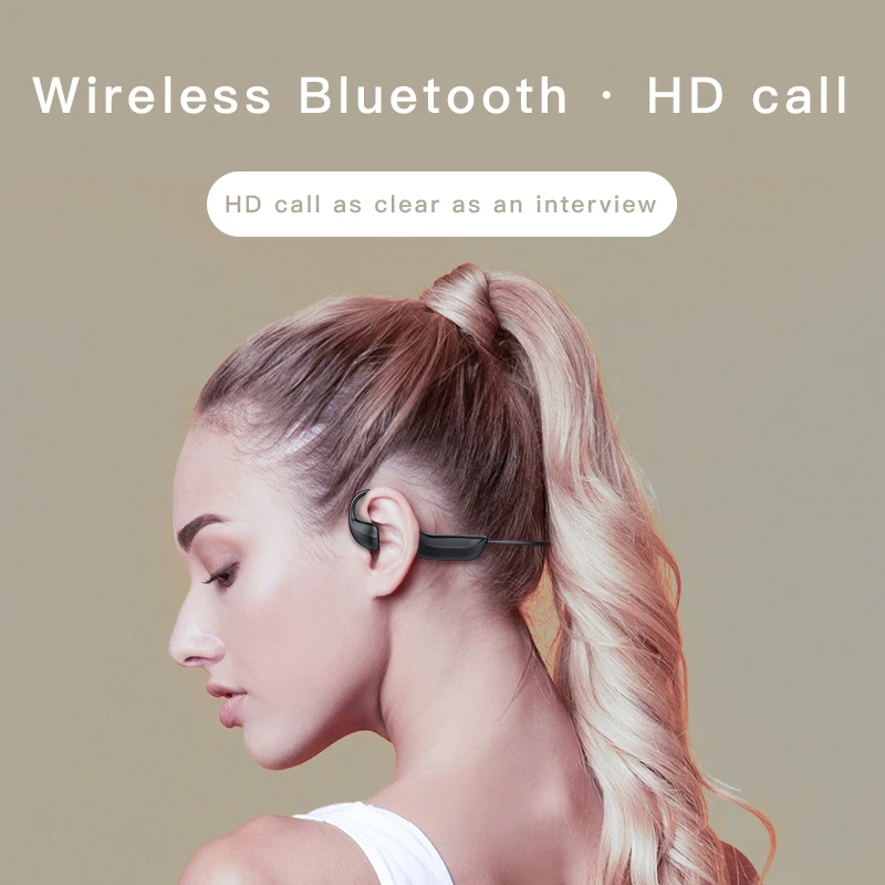 Novo G100 kostne prevodnosti bluetooth 5.1 slušalke nepremočljiva uho kavelj brezžični klic z mikrofonom visoke kakovosti športne slušalke
