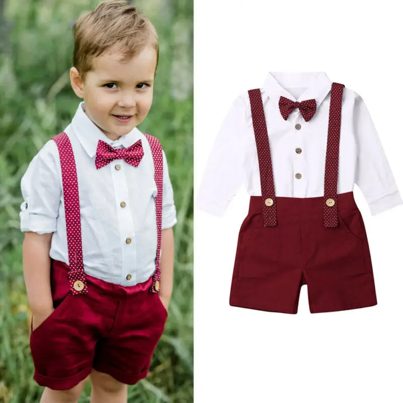 2PCS Malčke Baby Boy Dekleta Obleke, Kompleti 1-6Y T-shirt Vrhovi+Hlače Kombinezon, Obleke, Oblačila, ki