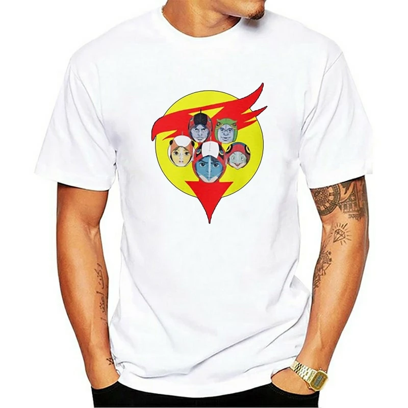 Tiskani Moški Majica Bombaž O-Vratu Tshirts Boj Planetov Aka Gatchaman Ekipa(1) Kratek Rokav Ženske T-Shirt