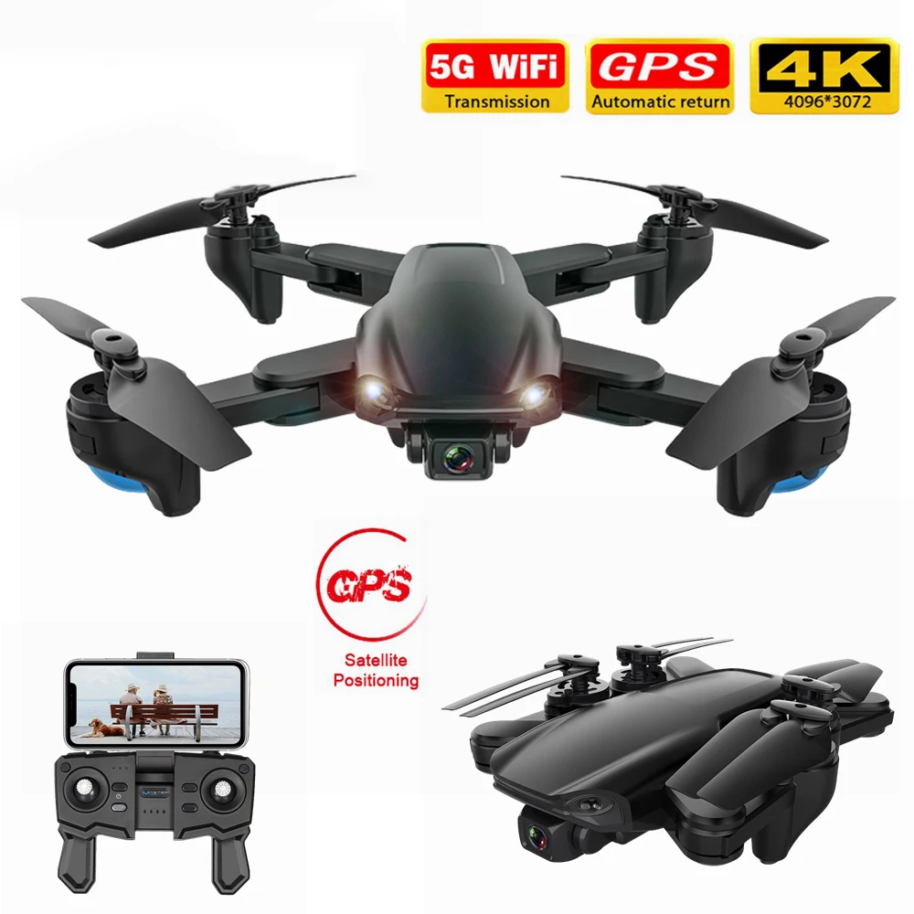 SG701S GPS Brnenje 4K Dvojno HD Kamera Profesionalno Fotografiranje iz Zraka 5G RC Zložljive Quadcopter Smart Sledite FPV igrača Helikopter