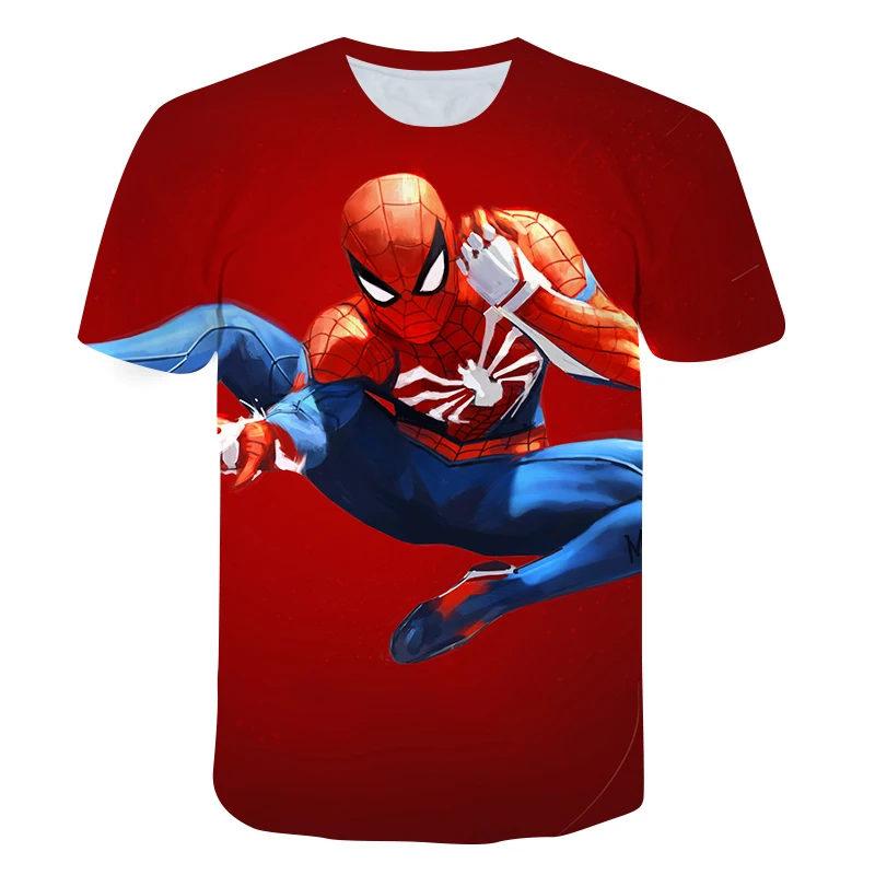Poletje Spidermans Majica s kratkimi rokavi Boys sweatshirts Moda Kul 3D Tiskanih Otroci T Srajce Fant Kratkimi Rokavi Dekliška Baby Boy Oblačila Vrhovi